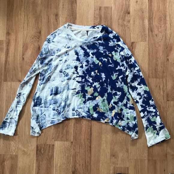 Anthropologie graffiti long Sleeve Top - Picture 8 of 12